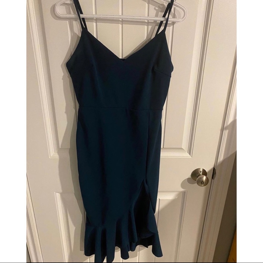 Boohoo Teal Dress